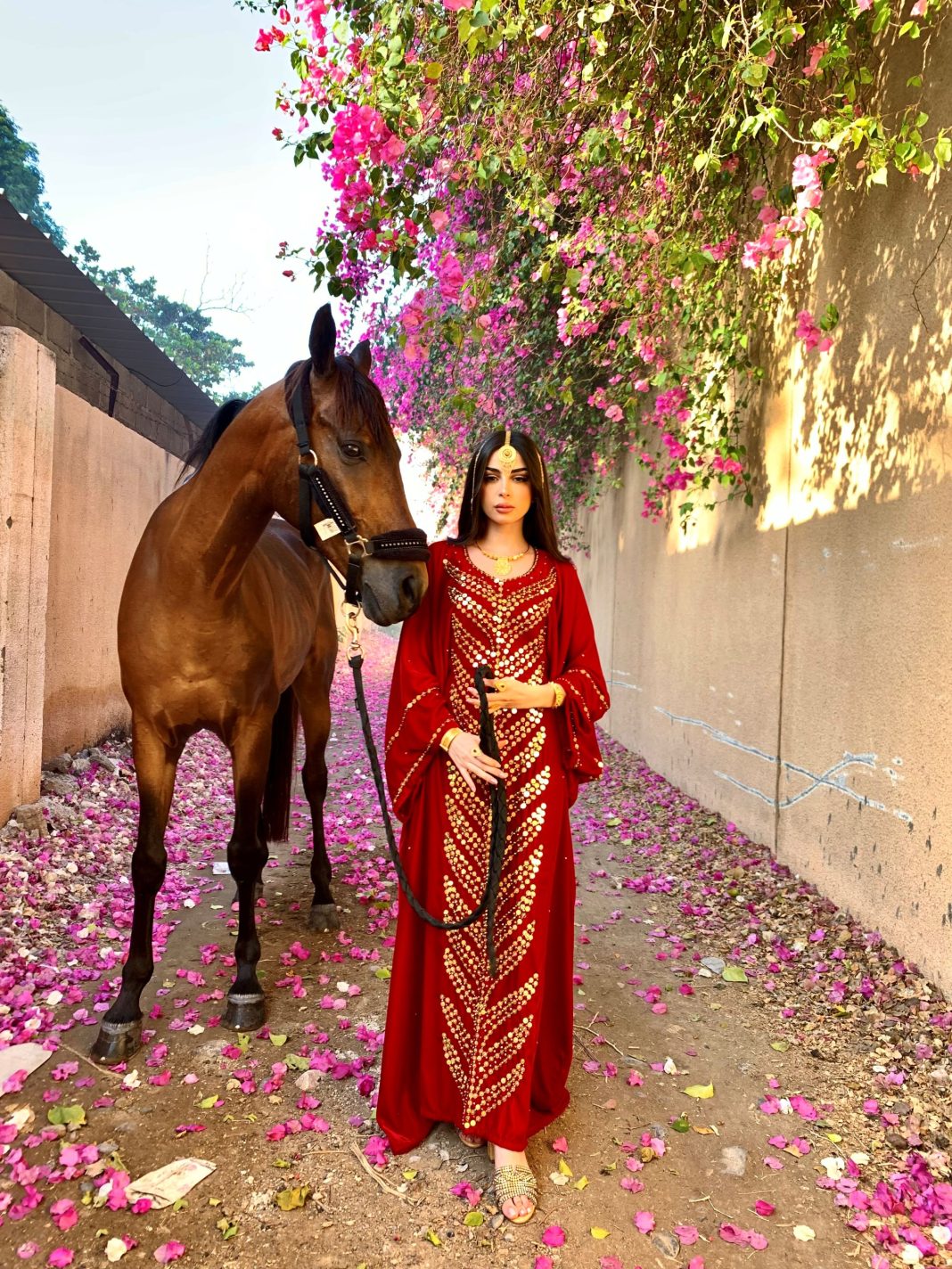 تتميز التصاميم بالشك اليدوي والتطريز المميز