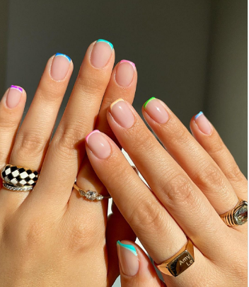 ألوان فرينش - فرنسية للأظافر أظافر - أظافر فرنسية